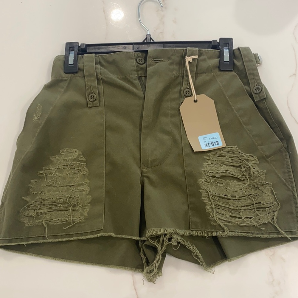Furst Of A Kind high wasted cargo shorts